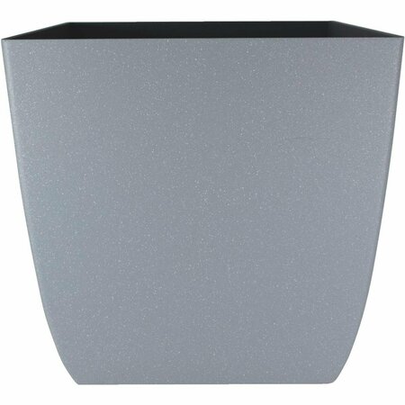 HC COMPANIES 16 in. Gry Sq St Fe Planter SKS16000A56